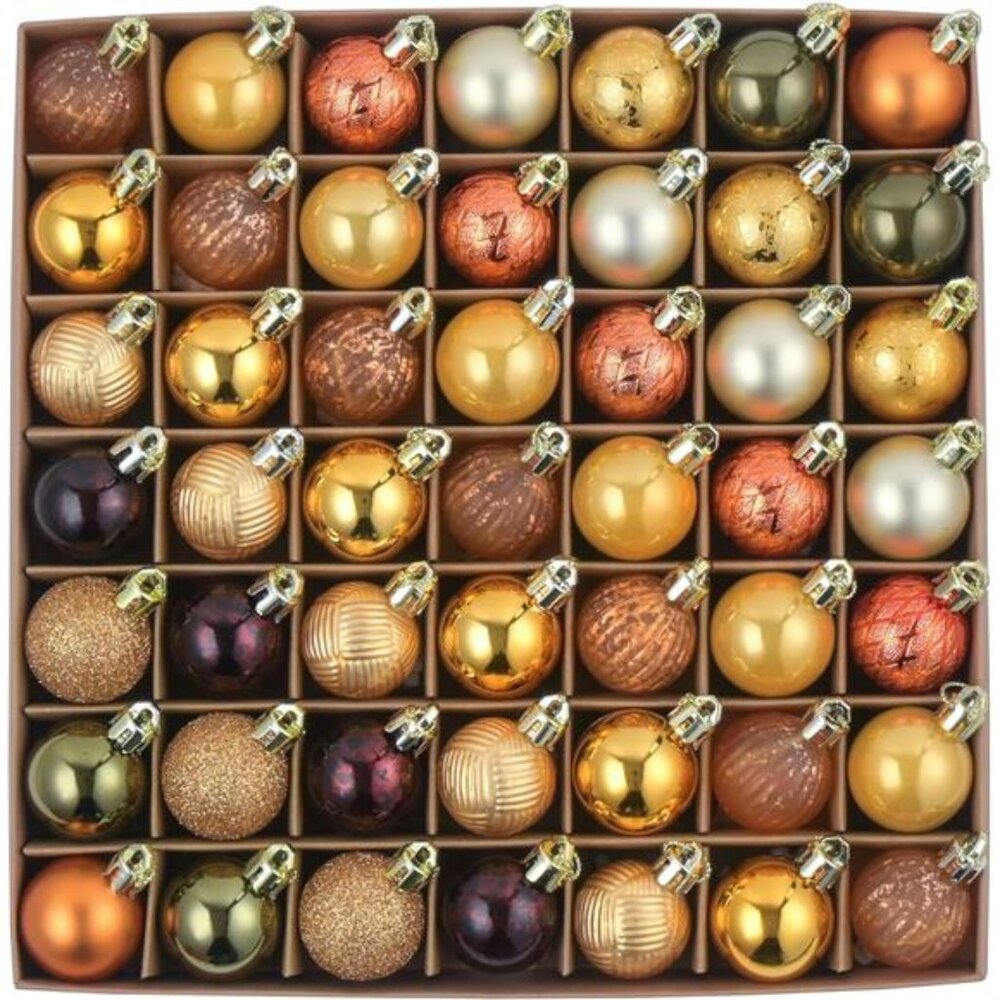 New Mini Fall Ornaments Decorations for‎ Tree, 49ct 1.18inch Autumn Fall